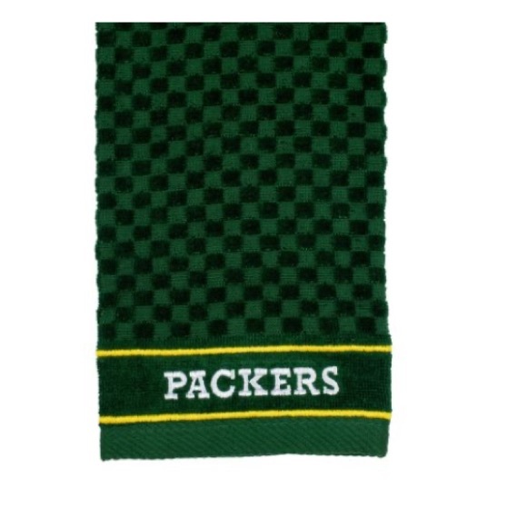 GREEN BAY PACKERS Embroidered Velour Golf Towel 16 x 25 inches - Picture 7 of 10